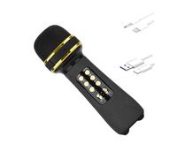Microfono Karaoke Wireless,Microfono Karaoke Wireless | Altoparlante portatile per bambini | Microfono Microfono con altoparlante per karaoke per bambini per cantare, registratore con altoparlante por