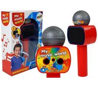 Microfono karaoke wireless per bambini Bluetooth rosso