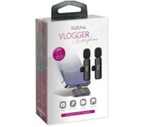 KARMA DOPPIO RADIOMICROFONO LIGHTNING PER VLOGGER (VLOG 2LT) ULTRALEGGERI**PUOI PAGARE ANCHE ALLA CONSEGNA!!!**