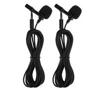 Microfono lavalier a clip con condensatore omnidirezionale e connettore maschio da 3,5 mm per microfoni DJI, per registrazioni vocali nitide.