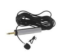 Microfono Lavalier a filo da 3,5 mm di ricambio per microfono Pickup Microfono a clip Microfono per strumenti musicali Accessorio Microfono a clip