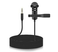 Microfono Lavalier di ricambio per Rode Wireless GO 2 II ME sistema di microfoni a clip, microfono omnidirezionale mono risvolto 3,5 mm per WIGO, 1,5 m