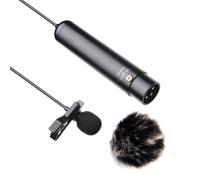MICROFONO LAVALIER LVM1 XL XLR PER VIDEOCAMERE CANON NIKON SONY PANASONIC ZOOM