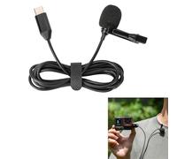 Microfono Lavalier per Insta360 Ace Pro/Ace, espansione di registrazione Microfono clip-on MIC interfaccia Type-C per Insta 360 Ace Pro e Ace Accessori per fotocamere