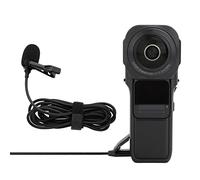 Microfono Lavalier per Insta360 ONE R/RS, Type-C Omnidirezionale Condenser Lapel Clip Mic per Insta360 ONE X2 Camera Action 2/3 Microfono esterno cablato ad alta fedeltà registrazione (Per ONE X2/X3)