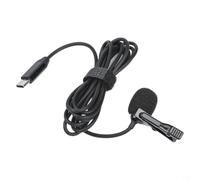 Microfono Lavalier per Insta360 X4 USB-C Lapel Mic High Fidelity Audio Recording Vlogging Kit 1.5m Cavo Nero (per X4)