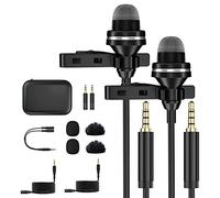 Microfono Lavalier per iPhone Lapel Lav Mic per iPhone Esterno Clip-On Wired Piccolo Microfono per Registrazione Video Omni Compatto Microfono Portatile Plug&Play per Youtube Podcast Live Stream