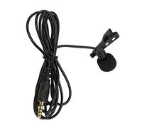 Microfono Lavalier, Riduzione del Rumore Clip On Microfono da Risvolto Omnidirezionale per PC per Smartphone per Computer per Podcasting per Vlogging