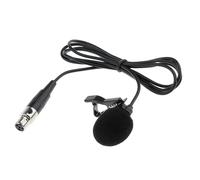 Microfono lavalier unidirezionale da bavero con connettore XLR da 3,5 mm/3 pin/4