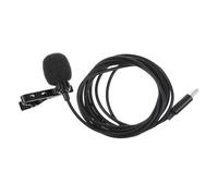 Microfono Lavalier USB-C Type-C per Smartphone, Nero 150x3,5x1,5cm | Pickup Omnidirezionale a 360 Gradi, Clip Integrata, per Didattica Online e Live Broadcast