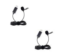 Microfono Lavalier USB da bavero per unità principali auto PC smartphone kit microfono esterno lettore auto microfoni clip-on Pc