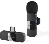 Microfono lavalier wireless Boya V10, omnidirezionale, riduzione del rumore - Nouvo