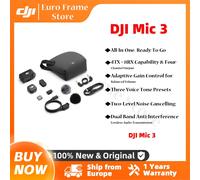 Microfono Lavalier Wireless DJI Mic 3 Ultraleggero, Lunga Durata e Ricarica Rapida, Trasmissione 400m, Cancellazione del Rumore, per Vlog e Streaming