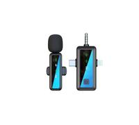 Microfono Lavalier wireless - Microfono a condensatore omnidirezionale con clip 2.4G per streaming live e registrazione