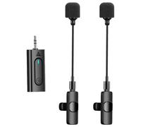 Microfono Lavalier Wireless Registrazione Audio Professionale per Creatori
