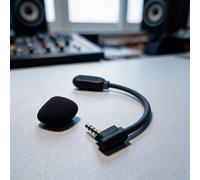 Microfono LED dotato per cuffie per alienware AW PRO 35mm audio placcato oro