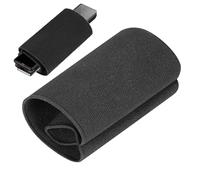 Microfono manicotto elastico a mano - maniche microfoni comode portatili Accessori di registrazione a protezione elastica coperta di microfoni neri per gli scrittori di uomini d'affari blogger