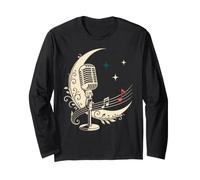 Microfono Musica con Luna per Cantanti E Musicisti Maglia a Manica