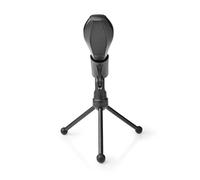 Microfono Nedis MICTU100BK USB omnidirezionale con treppiede regolabile