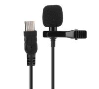 Microfono omnidirezionale con filtro antirumore, trasmissione stabile, ingresso audio, plug and play, portatile, da bavero, ideale per streaming