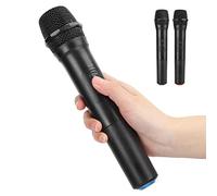 Microfono Palmare Wireless Ad Alta Frequenza E7 con Antenna Ricevente per Discorsi Karaoke Business 2 unità