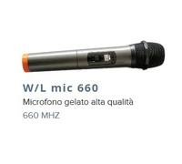 Microfono Palmare Wireless Opzionale / Ricambio per diffusori M1-2-3 E Dj 660Mhz