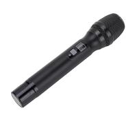 Microfono Palmare Wireless UHF 25 Segnale Stabile per Conferenze Vocali Karaoke Nero