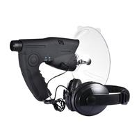 Microfono parabolico direzionale: dispositivo di ascolto monoculare x8, amplificatore audio a lunga distanza | Microfono parabolico per birdwatching, caccia, campeggio all'aperto