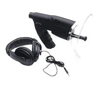Microfono parabolico monoculare, kit di ascolto con piatto parabolico, telescopio monoculare per ascolto di uccelli 8 x 20 mm, per dispositivo di ascolto a lungo raggio su amplificatore audio monocul