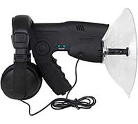 Microfono parabolico portatile monoculare monoculare X8 Amplificatore audio monoculare per dispositivo digitale per l'osservazione e l'ascolto della natura per le attività all'aperto