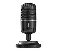 Microfono pc, microfono streaming per PC, PS4, PS5, condensatore microphones USB C per giochi, podcast, registrazioni, streaming, con muto/gain, adattatore per telefono, compatibile con Mac, Winows