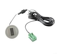 Microfono per auto, cavo di prolunga cablato da 300 cm, adattatore audio vivavoce, riduzione del rumore, struttura in ABS, per sistema stereo radio del veicolo