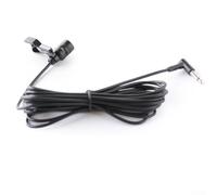 Microfono per auto unidirezionale da 3,5 mm per sistemi di navigazione Clarion per impedenza Kenwood per cavo a testa bassa a soffitto Pioneer - Unità da 300 cm Condensatore elettrete resistente al