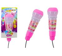 Microfono per bambini con effetto eco, rosa o blu