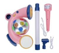 Microfono per bambini con supporto Amplificazione del suono Macchina per karaoke per bambini per l'apprendimento precoce con microfono