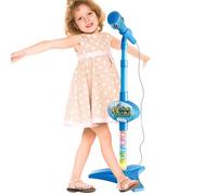 Microfono per bambini giocattolo in piedi - Microfono per canto Karaoke con supporto, giocattolo educativo leggero super cool adatto per ragazzi e ragazze