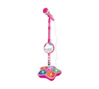 Microfono Per Bambini - Macchina Per Karaoke In Piedi | Da Palco A LED Portatili | Giocattolo Da Canto Con Supporto Ṕer Microfono Regolabile, Altoparlante Incorporato, Attrezzatura P̀er La Regist