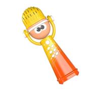 Microfono per bambini, microfono per bambini, microfono karaoke, altoparlante microfono senza fili con luce, attività di sviluppo della prima infanzia, gioco di puzzle educativo per interni ed esterni