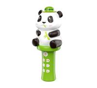 Microfono per cantare bambini, microfono wireless per bambini Cartoon Panda | Interactive Finging Play Toy, Music Caning Play Toy per il compleanno della festa a casa