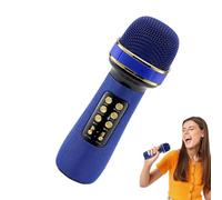 Microfono per cantare, microfono per bambini,Altoparlante microfono portatile senza fili - Forniture per feste Microfono wireless -1 con a LED per riunioni di famiglia