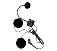Microfono per citofono per caschi | Microfono per comunicazione per caschi, audio con cancellazione del rumore, connettore a 10 pin impermeabile unisex per adulti e giovani