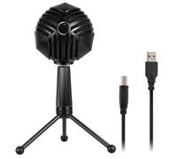 Microfono per computer USB Microfono per PC Microfono per computer con funzione mute Pattern Microfono a cancellazione del rumore Microfono Plug & Play Desktop condensatore omnidirezionale