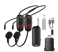 Microfono Per Cuffie Da Fitness | -auricolare Portatile 2 In 1 | Microfono Per Cuffie Portatile Con Eccellente Qualità Del Suono Per Altoparlante Di Scena 'amplificatore Di Voce
