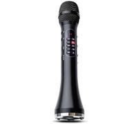 Microfono per karaoke, macchina per karaoke portatile, regalo per adulti, microfono Bluetooth wireless, adatto per auto, casa, fuori, feste, pratica di canto, altoparlante integrato ad alta potenza da