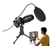 Microfono per podcast, 30 Hz ~ 20 kHz, kit microfono USB per lo streaming