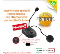 MICROFONO PER SPORTELLI DI ESERCIZI PUBBLICI INTERCOMUNICANTE GM 20P