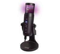 Microfono per streaming cardioide Venom con griglia LED a rete - PC, PS5, PS4