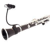 Microfono per Strumento Fiato Clarinetto Flauto Oboe Cinghia Set Nero