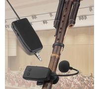 Microfono per strumento Ricevitore per flauto Clip per chitarra ricaricabile