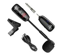 Microfono Per Strumento Wireless Uhf - Microfono Per Violino Con Clip | Microfono A Condensatore A Clip Con Schermo A LED Per Trombe, Amplificatore Vocale Per Spettacoli Sul Palco Per Gli Amici, Picco